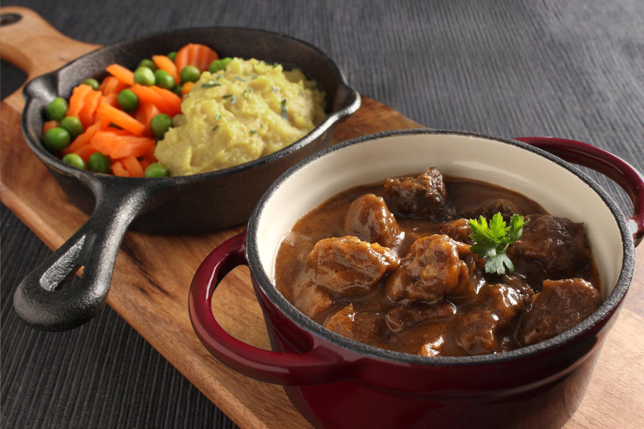 Lamb Casserole with Potato Mash and Veg - Regular - OUT OF STOCK