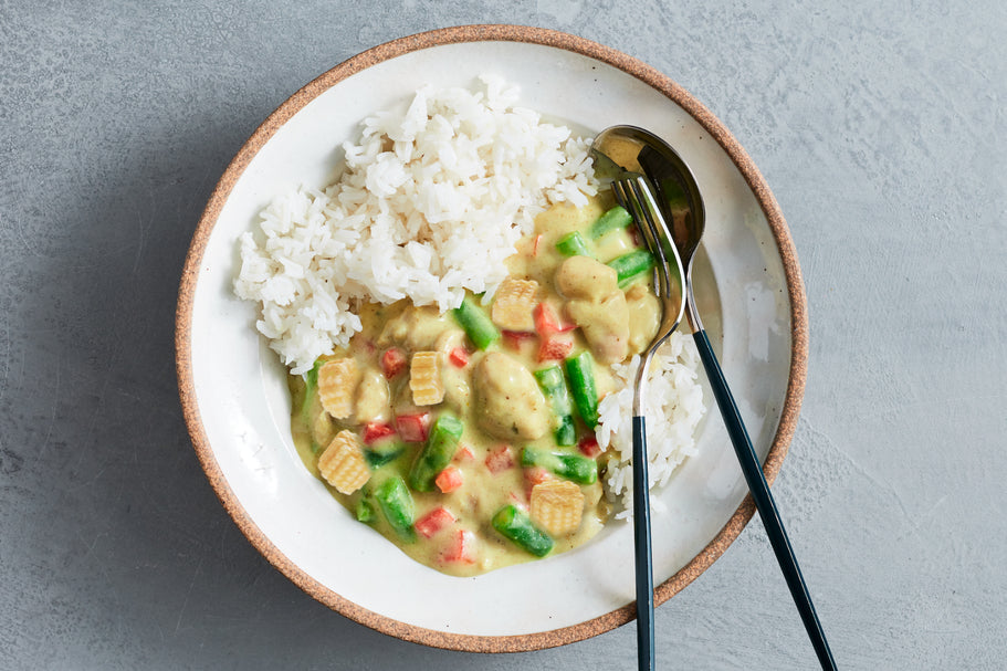 Thai Green Chicken Curry with Rice & Veg - OUT OF STOCK