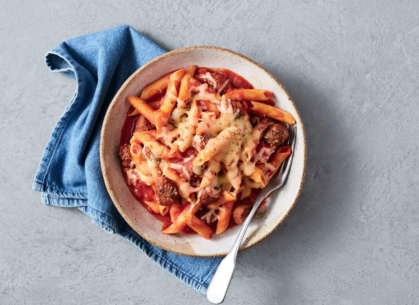 Penne Napolitana with Beef Meatballs - Regular - OUT OF STOCK