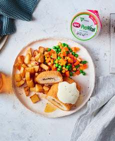 Chicken Kyiv Meal with 4 Veg and Cheesy Sauce - Large