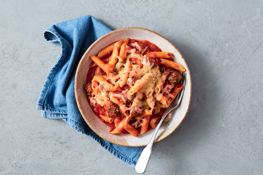 Penne Napolitana with Beef Meatballs - Large - OUT OF STOCK