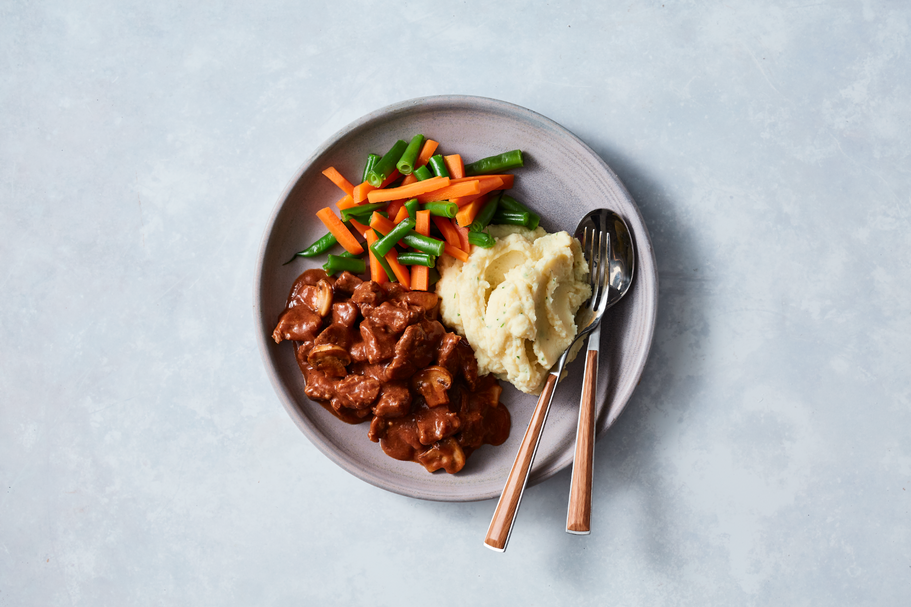 Slow-Cooked Beef Bourguignon with Creamy Mash - Regular - OUT OF STOCK