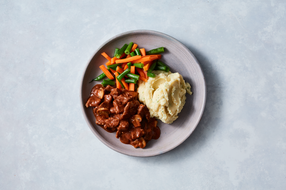 Slow-Cooked Beef Bourguignon with Creamy Mash - Large - OUT OF STOCK
