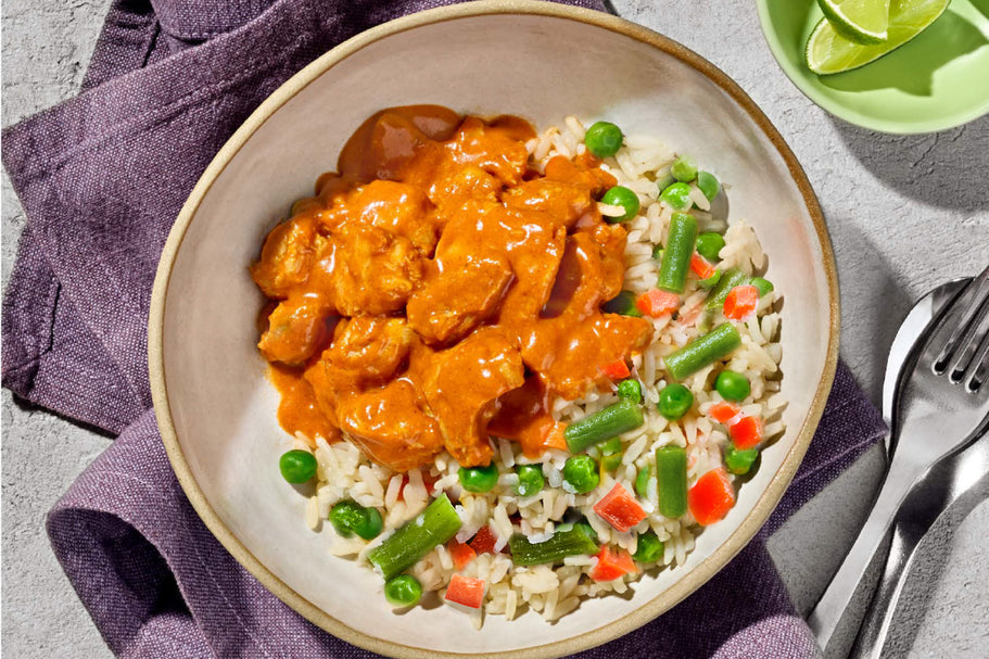 Butter Chicken with Rice & Veg