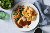 Hearty Roast Chicken Meal with Veg and Gravy - Large