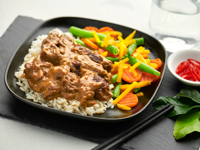 Malaysian-Style Beef Rendang with Rice - Large - OUT OF STOCK